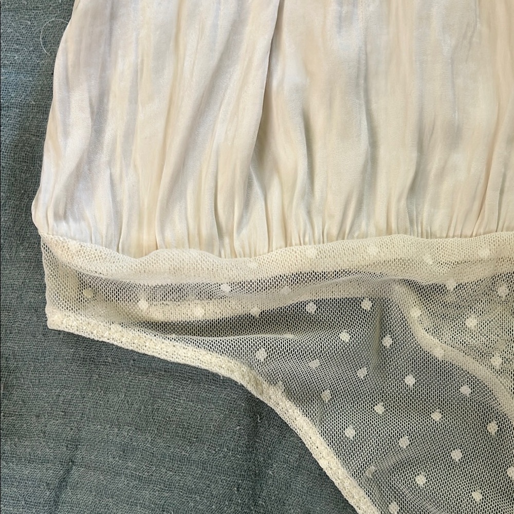 White Ruffled Bodysuit - Picture 2 of 8